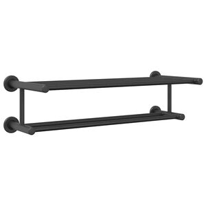vidaXL Pyyheteline Musta 61 x 23 x 17 cm Ruostumaton ter&auml;s
