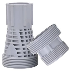 vidaXL Uima-altaan letkuliittimet 2 kpl muovi