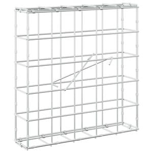 vidaXL Gabion 3,5 mm langasta ja 10x10 cm verkosta 50x10x50 cm