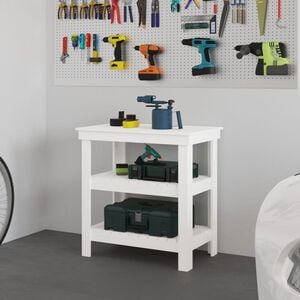 vidaXL Ty&ouml;penkki valkoinen 78,5x50x80 cm t&auml;ysi m&auml;nty