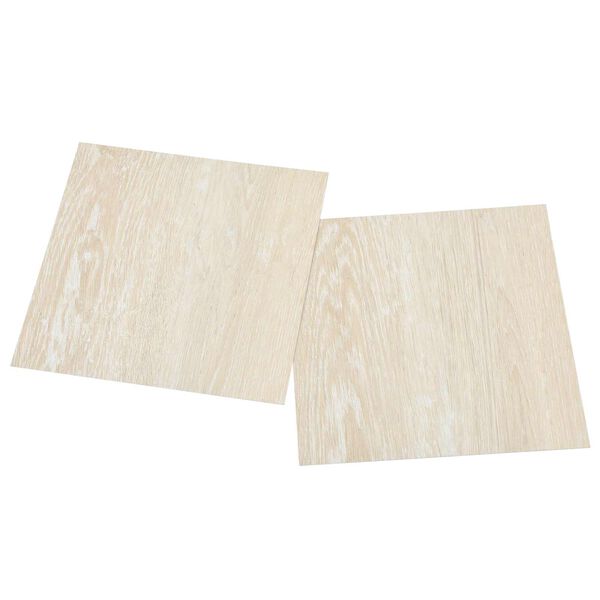 vidaXL Lattialankut 55 pcs Beige 5,11 m&sup2; Polyvinyylikloridi