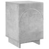 vidaXL Y&ouml;p&ouml;yt&auml;kaappi Betoninharmaa 33,5 x 34,5 x 50 cm Tekninen puu