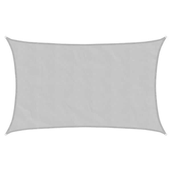 vidaXL Aurinkopurje vaaleanharmaa 8x5 m 100% Oxford polyesteri