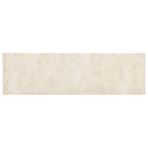 vidaXL Keitti&ouml;matto kermanv&auml;rinen betoni 150 x 45 cm 100% polyamidi