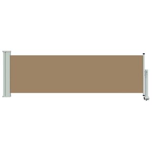 vidaXL Sivupergola 80 x 300 cm 100% polyesteria rautaa ter&auml;st&auml;