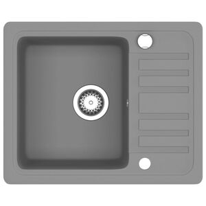 vidaXL Keitti&ouml;n pesuallas graniitti harmaa