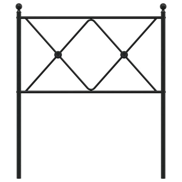 vidaXL Metallinen vaihtop&auml;&auml;ty valkoinen 75 cm