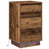 vidaXL Y&ouml;p&ouml;yt&auml;kaappi Vanha puu 39 x 34,5 x 65 cm Tekninen puu