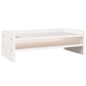 vidaXL N&auml;ytt&ouml;koroke valkoinen 50x24x16 cm t&auml;ysi m&auml;nty