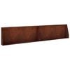 vidaXL Pato 2 kpl 100 x 12 x 30 cm S&auml;&auml;nkest&auml;v&auml; ter&auml;s Ruosteinen