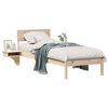 vidaXL S&auml;ngyn runko Ruskea 2FT6 Small Single Massiivinen m&auml;nty