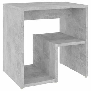 vidaXL Y&ouml;p&ouml;yt&auml; betoninharmaa 40x30x40 cm tekninen puu