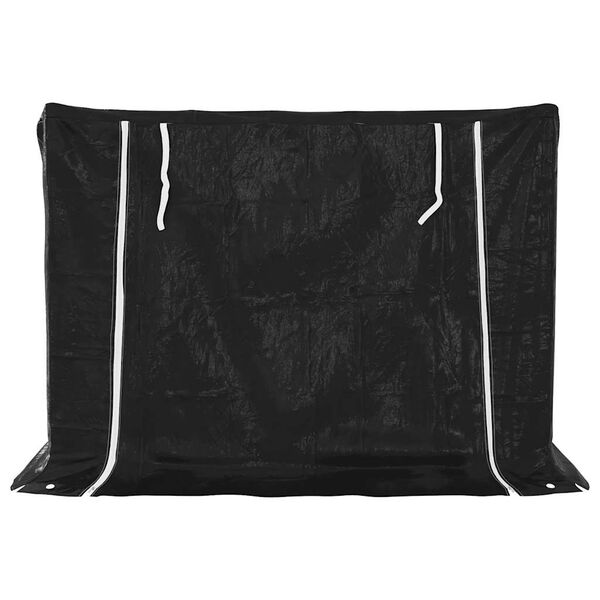 vidaxL Polttopuuteline sadesuojalla 150,5x100,5x110,5 cm