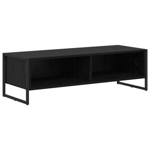 vidaXL TV-kaappi 100 x 36,5 x 30,5 cm Musta tammi. Tekninen puu