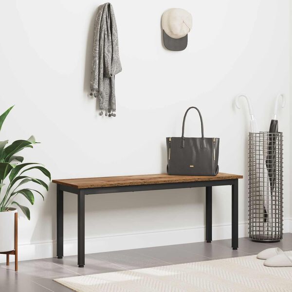 vidaXL Penkki Vanha puu 110 x 35 x 45 cm Tekninen puu