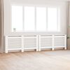 vidaXL L&auml;mp&ouml;patterin suojat 2 kpl valkoinen 172x19x81,5 cm MDF