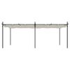 vidaXL Pergola sis&auml;&auml;nvedett&auml;v&auml; katto kerma 589x292x230 cm