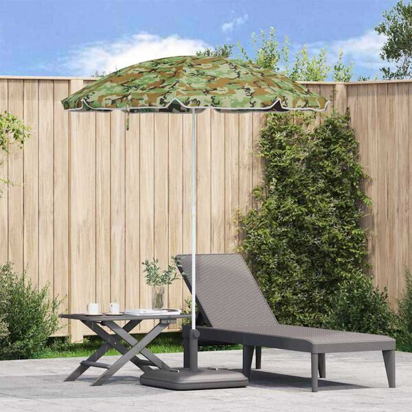 vidaXL Rantalipas Maastoväri 161 x 193 cm Polyesteri