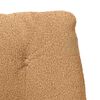 vidaXL Nojatuoli Beige 61 x 78 x 98 cm Sherpa-kangas