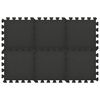 vidaXL Lattiamatot 54 kpl 4,86 ㎡ EVA-vaahto musta