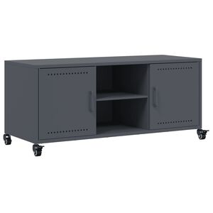 vidaXL TV-taso antrasiitti 100,5x39x43,5 cm ter&auml;s