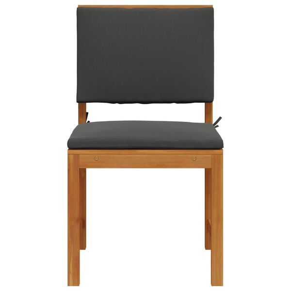 vidaXL Puutarhan Tuoli 2 pcs Ruskea 50 x 50 x 91cm Täysi Akaasiapuu