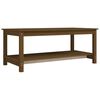 vidaXL Sohvap&ouml;yt&auml; hunajanruskea 110x55x45 cm t&auml;ysi m&auml;nty