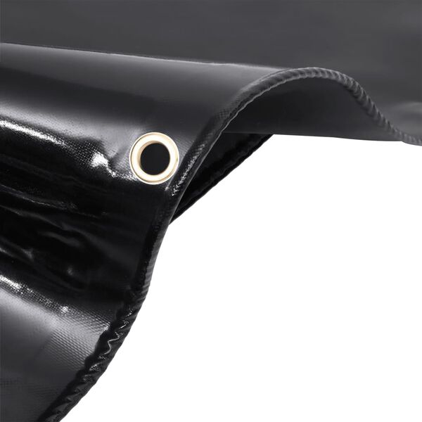 vidaXL Pressu 650 g/m² 2x3 m musta