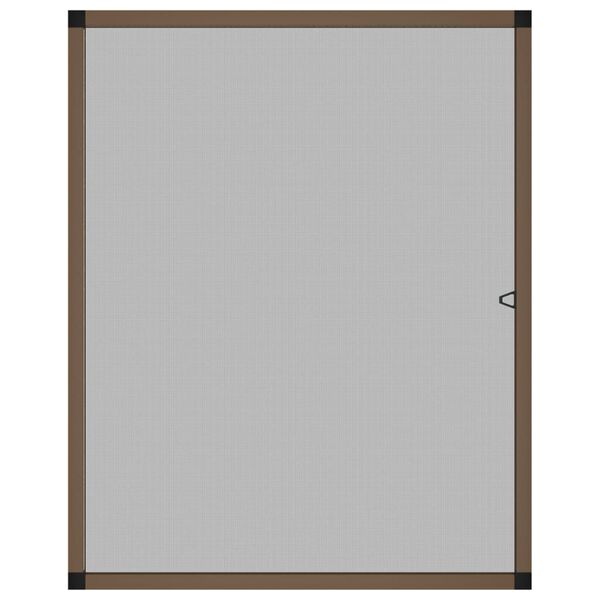 vidaXL Hy&ouml;nteisverkko ikkunaan ruskea 100x120 cm