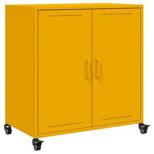 vidaXL Y&ouml;p&ouml;yt&auml; sinapinkeltainen 68x39x72 cm ter&auml;s