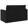 vidaXL 2-istuttava taitettava sohvas&auml;nky Musta 124 x 71 x 78 cm kangas