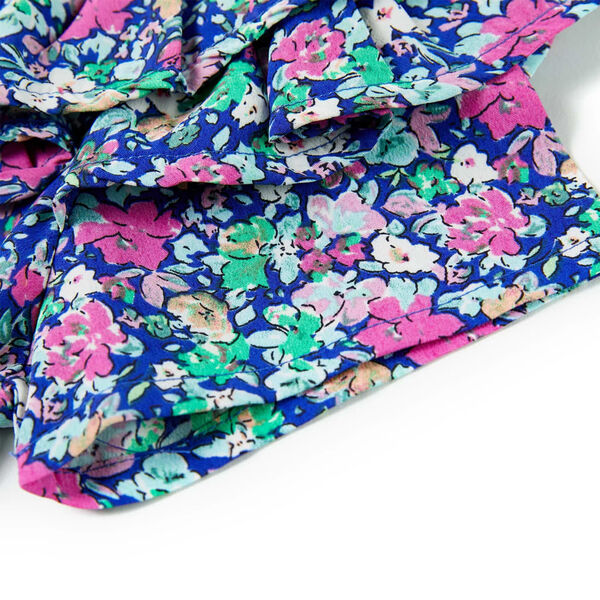 Lasten mekko röyhelöhihoilla koboltinsininen 116