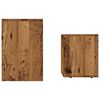 vidaXL Sarjasohvapöydät 2 kpl vanha puu tekninen puu