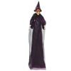 vidaXL Roikkuva Halloween puhuva noita Violetti 216 x 125 cm