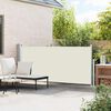 vidaXL Sis&auml;&auml;nvedett&auml;v&auml; sivumarkiisi 140 x 300 cm kerma