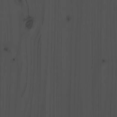 vidaXL Kukkalaatikko hyllyllä harmaa 111,5x34,5x81 cm täysi mänty