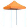vidaXL Taitettava pop-up juhlateltta oranssi 200x200x306 cm