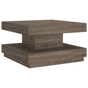 vidaXL Sohvapöytä harmaa 60x60x35 cm MDF