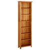vidaXL 7-kerroksinen kirjahylly 60x22x200 cm t&auml;ysi tammi
