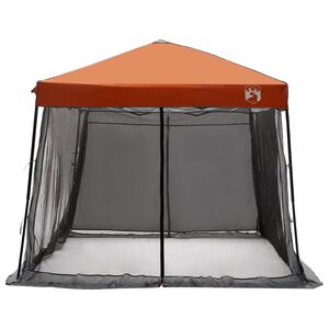 vidaXL Leirint&auml;telttasarja 2 pcs Harmaa ja oranssi Taffeta ja kangas