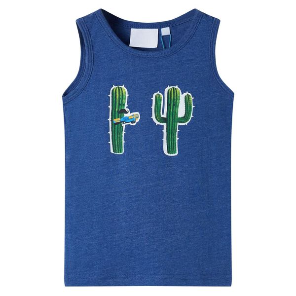 Lasten toppi meleerattu tummansininen 116