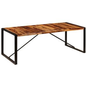 vidaXL Ruokap&ouml;yt&auml; 220x100x75 cm kiinte&auml; akaasiapuu