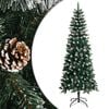 vidaXL Tekojoulukuusi jalustalla vihre&auml; 210 cm PVC