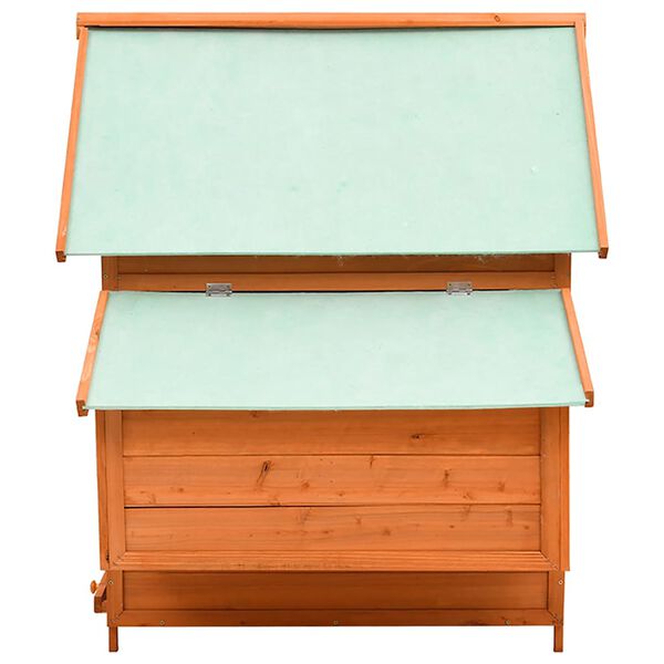 vidaXL Kanakoppi 150x96x110 cm t&auml;ysi kuusi