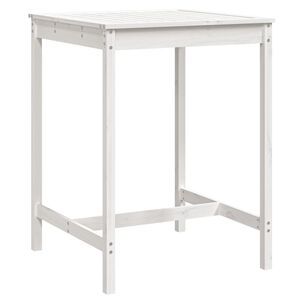 vidaXL Puutarhap&ouml;yt&auml; valkoinen 82,5x82,5x110 cm t&auml;ysi m&auml;nty