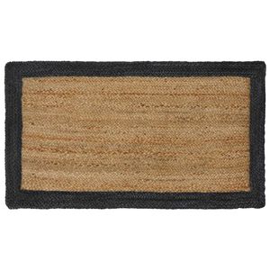 vidaXL Alue matot Tummanharmaa 60 x 110 cm Juutti