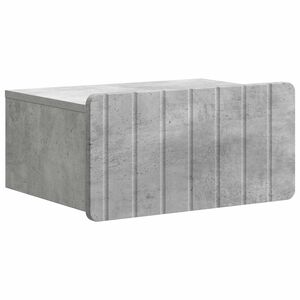 vidaXL Sein&auml;lle Kiinnitett&auml;v&auml; Y&ouml;p&ouml;yt&auml; Betoninharmaa 49 x 34,5 x 24 cm