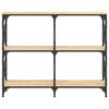 vidaXL Konsolipöytä Sonoma-tammi 100x28x80,5 cm tekninen puu