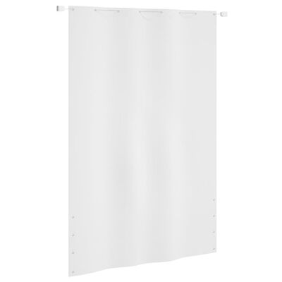 vidaXL Parvekkeen suoja valkoinen 160x240 cm Oxford kangas