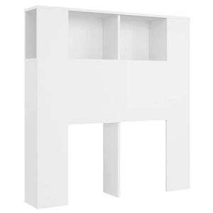 vidaXL P&auml;&auml;tykaappi Valkoinen 100x18,5x102,5 cm